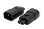 Preview: Adapter for IEC cable to 2-pin C5 for small appliances - shielded