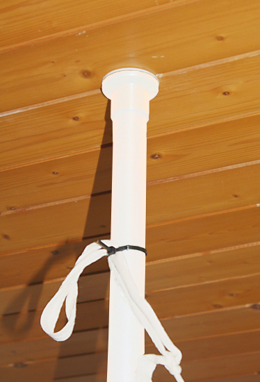 Telescopic rods 4 pcs. for canopies to attach the canopy to the ceiling without holes - height: 190-300cm