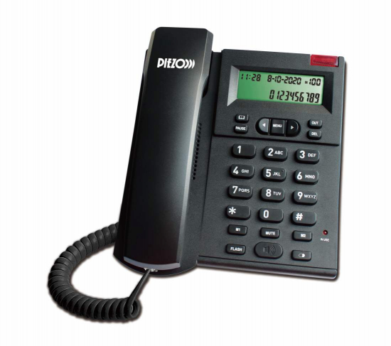 Desk phone LiteFon 2020 Magnetic field free phone with piezo technology