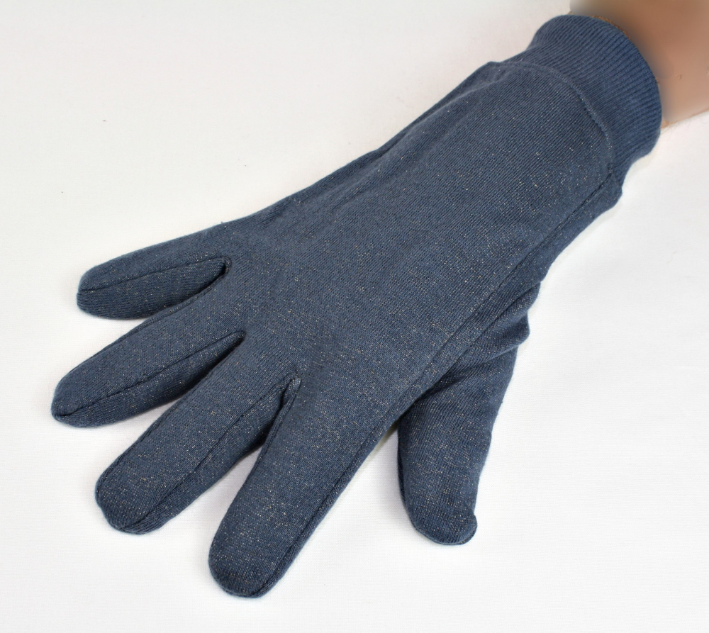 Wavesafe, radiation protection, shielding gloves made of sweatshirt fabric silver and organic cotton in 4 colours 33dB at 3.5GHz