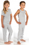 Wavesafe, 5G, protezione dalle radiazioni, leggings per bambini bianco organico BW maglia argentoW maglia argento