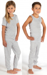 Wavesafe, 5G, protection contre les radiations, leggings pour enfants blanc Bio BW tricot argentW tricot argent