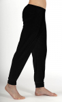 Men's Legging black organic cotton with silver knit 30dB at 1GHz