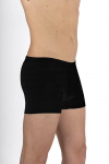 Men's Boxer Shorts black organic cotton with silver knit 30dB at 1GHz